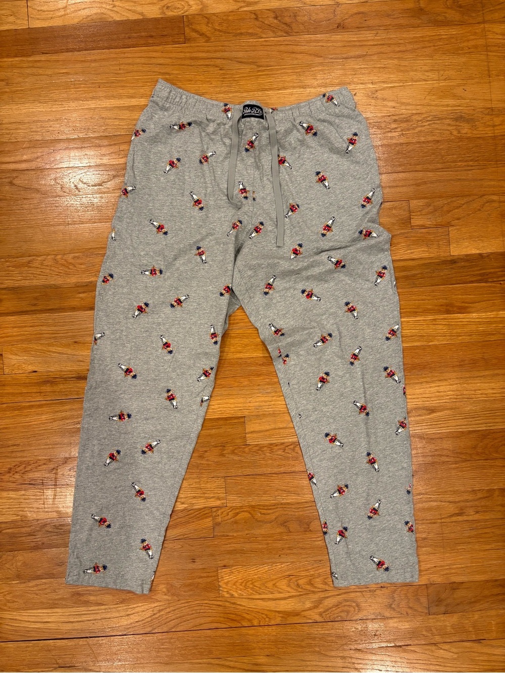 Polo Ralph Lauren Men’s Gray Polo Bear Pajama sleepwear Pants size large